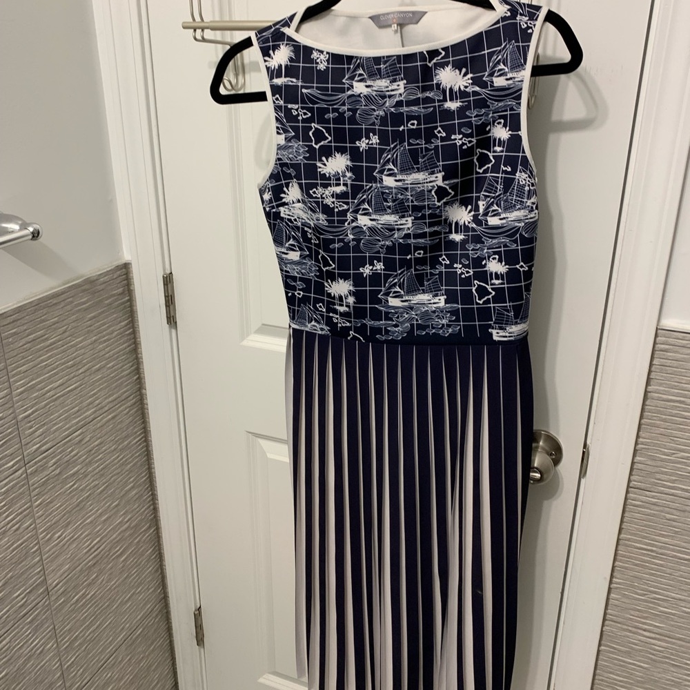 Blue midi Clover Canyon dress